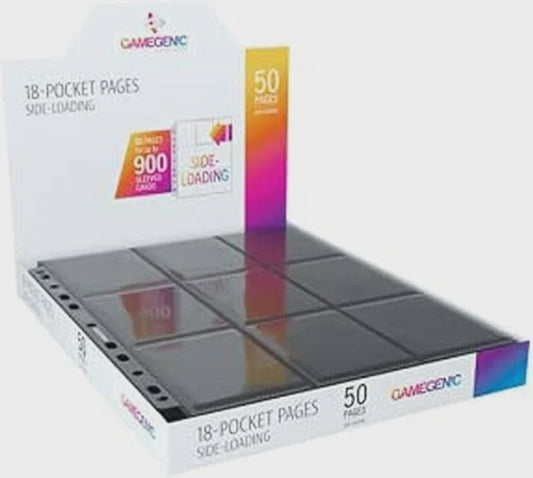 GAMEGENIC | 18 POCKET PAGES - SIDE LOADING
