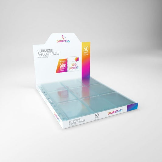 GAMEGENIC BINDER SLEEVES | ULTRASONIC SIDE-LOADING 9-POCKET PAGE