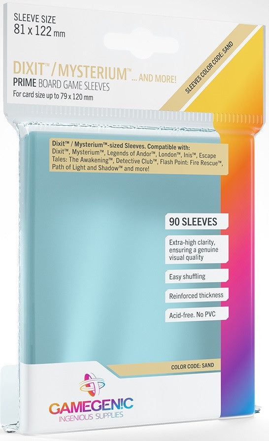 GAMEGENIC CARD SLEEVES | DIXIT/MYSTERIUM 79X120 (CODE SAND)