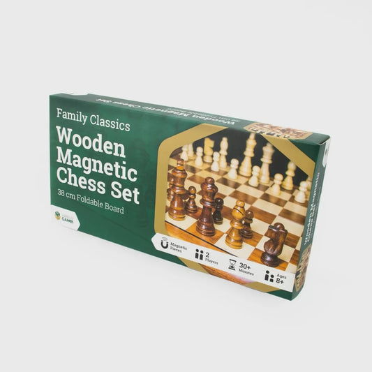 LPG MAGNETIC CHESS SET 38CM - WOODEN