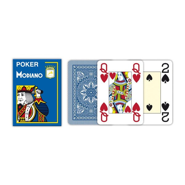 MODIANO CARDS | POKER LARGE PRINT 100% PLASTIC
