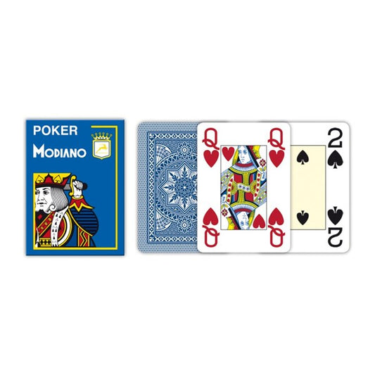 MODIANO CARDS | POKER LARGE PRINT 100% PLASTIC