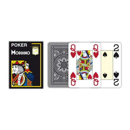 MODIANO CARDS | POKER LARGE PRINT 100% PLASTIC