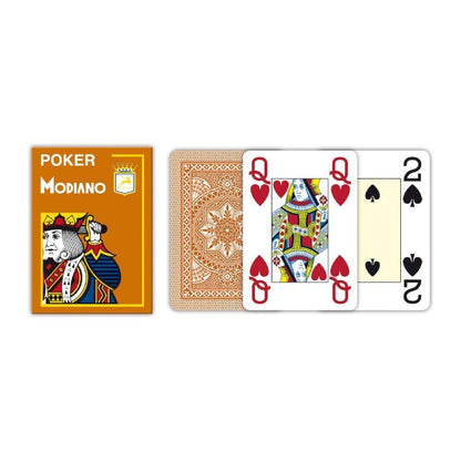 MODIANO CARDS | POKER LARGE PRINT 100% PLASTIC