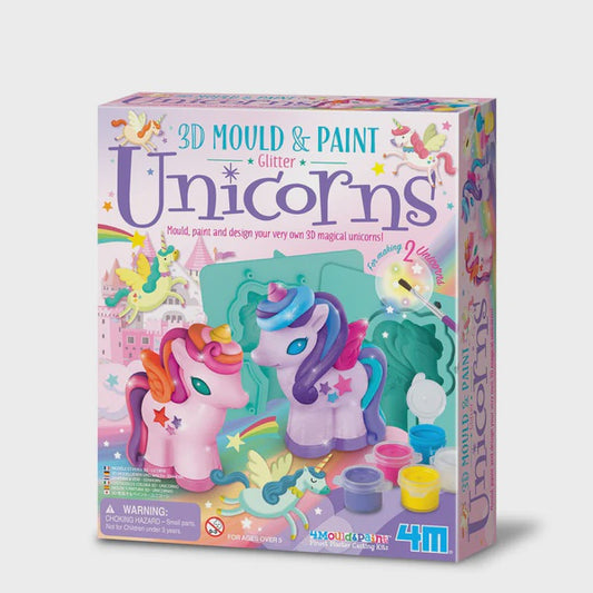 MOULD & PAINT | 3D GLITTER UNICORNS