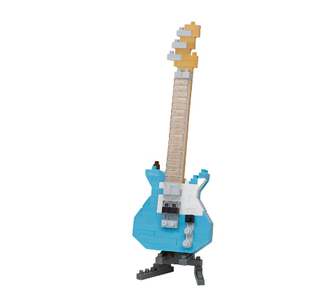 NANOBLOCK ELECTRIC GUITAR PASTEL BLUE