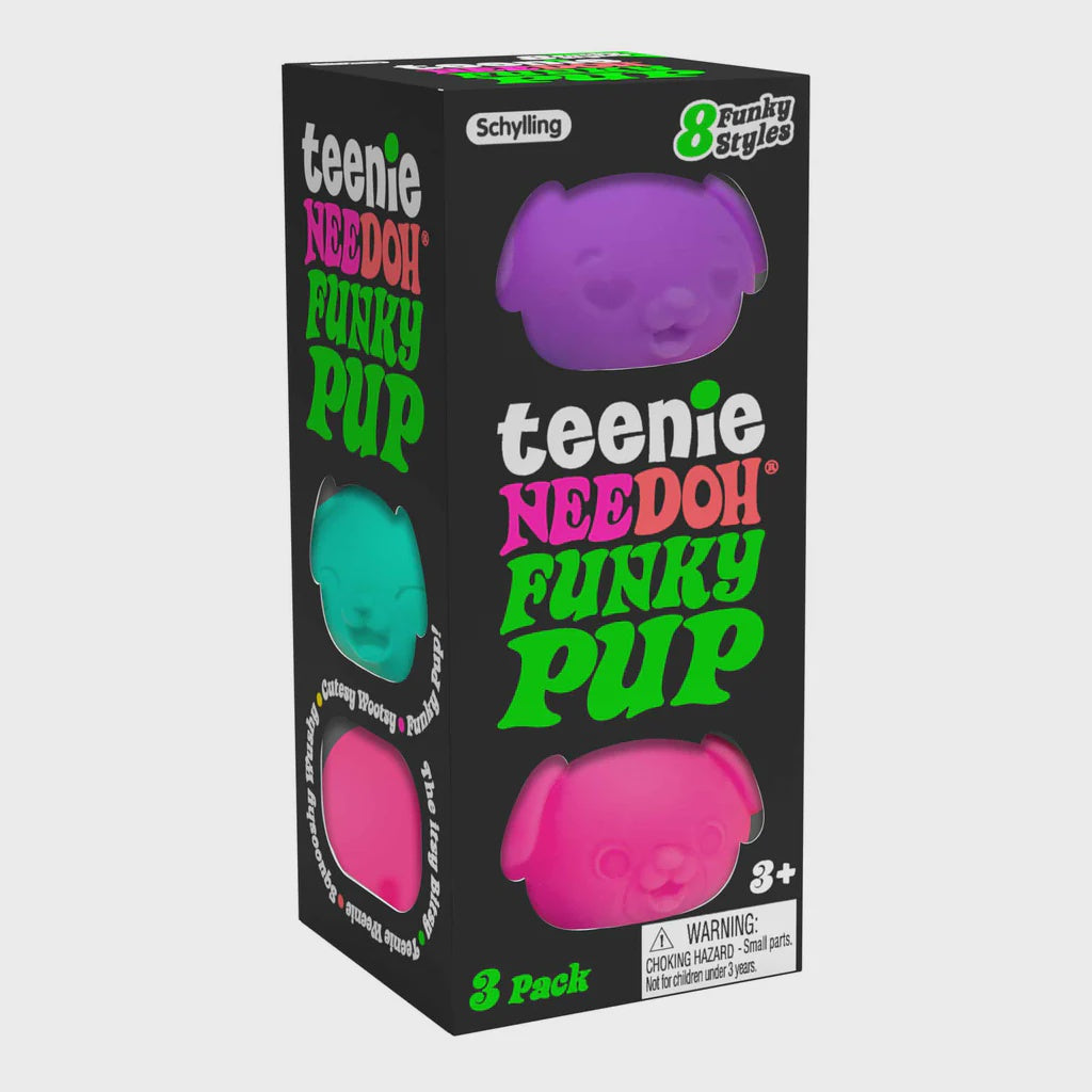 NEE DOH | TEENIE FUNKY PUPS 3 PACK