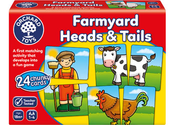 Orchard Game - Farmyard Head & tails card game