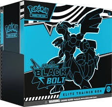 POKEMON SCARLET & VIOLET | BLACK BOLT ELITE TRAINER BOX