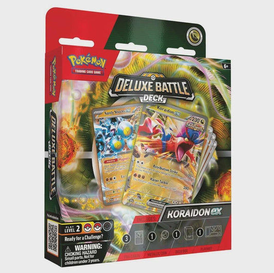 POKEMON TCG|  DELUXE BATTLE DECK - MIRAIDON/KORAIDON EX