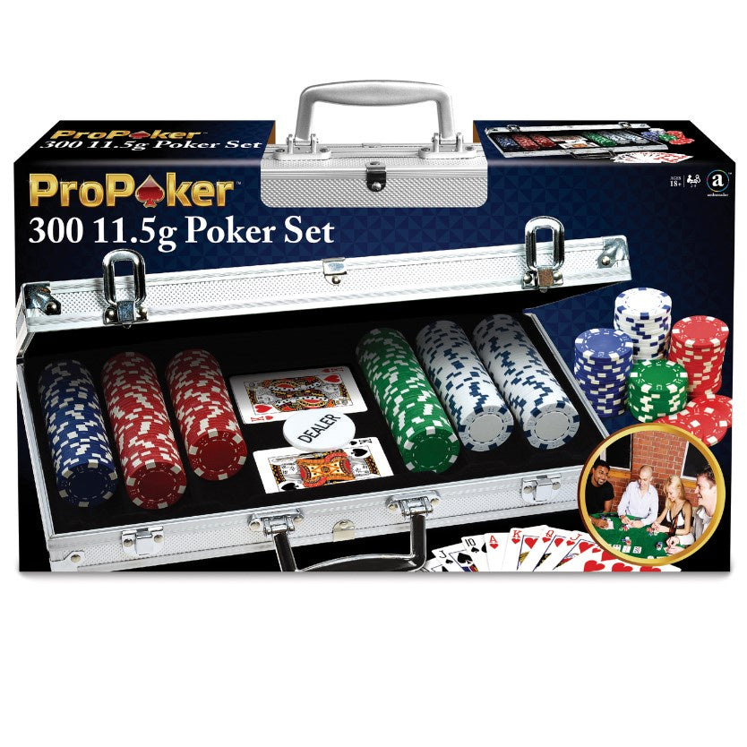 POKER SET | 300PC 11.5G CHIPS - ALUMINIUM CASE