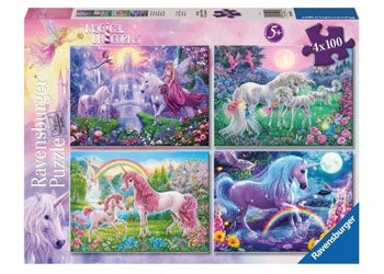 RB 100 PC X 4 (5+) | MAGICAL UNICORNS PUZZLE