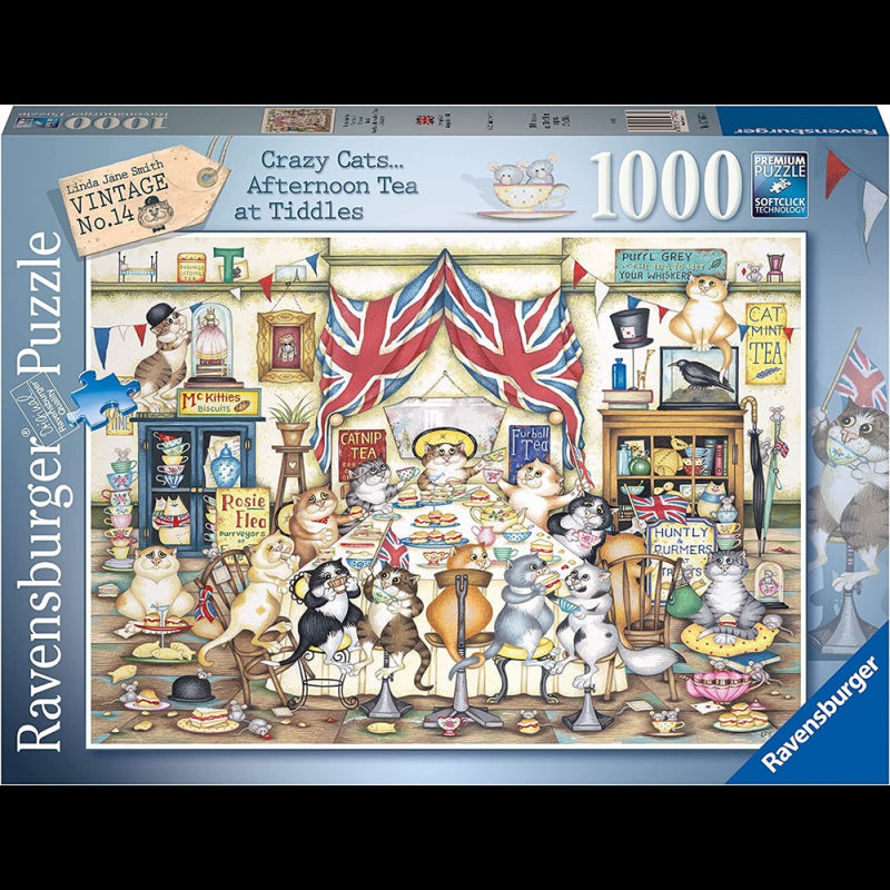 RB 1000 PC  | CRAZY CATS: AFTERNOON TEA AT TIDDLES