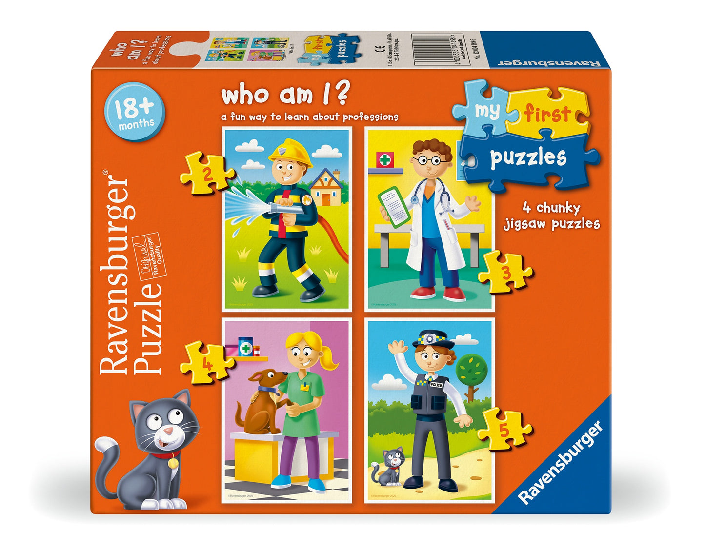 RB (18 MONTHS+) 2/3/4/5 PC | MY FIRST PUZZLE - WHO AM I?