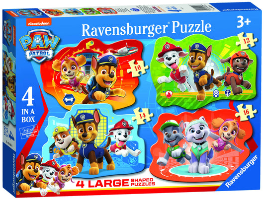 RB (3+) 10/12/14/16 PC | PAW PATROL: PUPS AWAY (SHAPED PUZZLES)