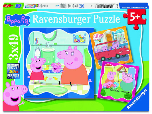 RB (5+) 3X49 PC | PEPPA PIG - FAMILY FIRSTS!