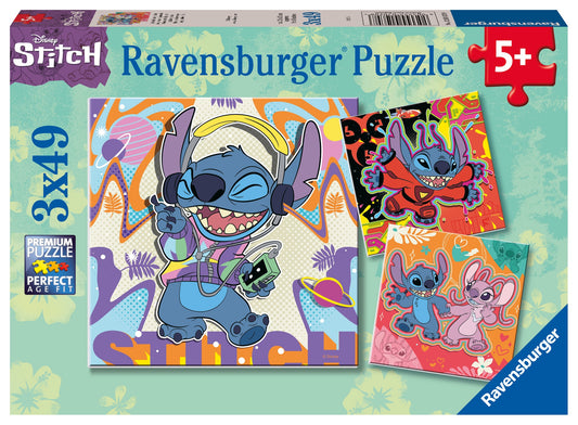 RB (5+) 49 PC x3 | DISNEY - STITCH: PLAY THE DAY AWAY