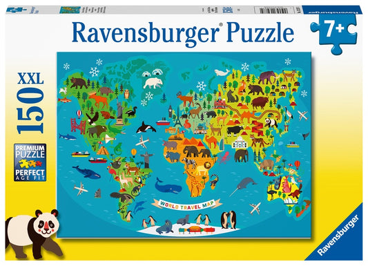 RB (7+) 150 PC | ANIMAL WORLD MAP