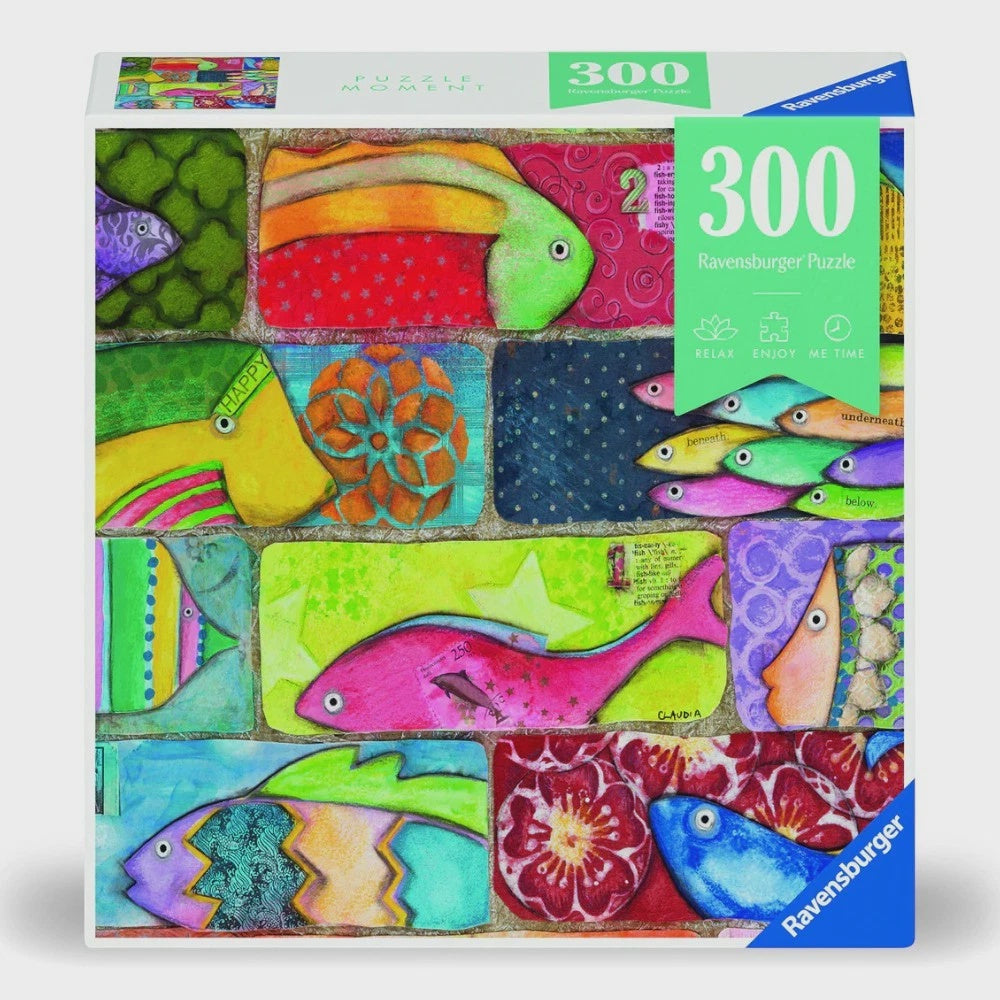 RB (8+) 300 PC SPLASHY FISH TILES
