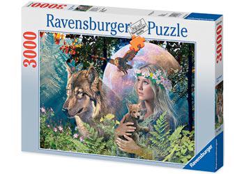 Ravensburger - Lady of the Forest Puzzle 3000 pcs