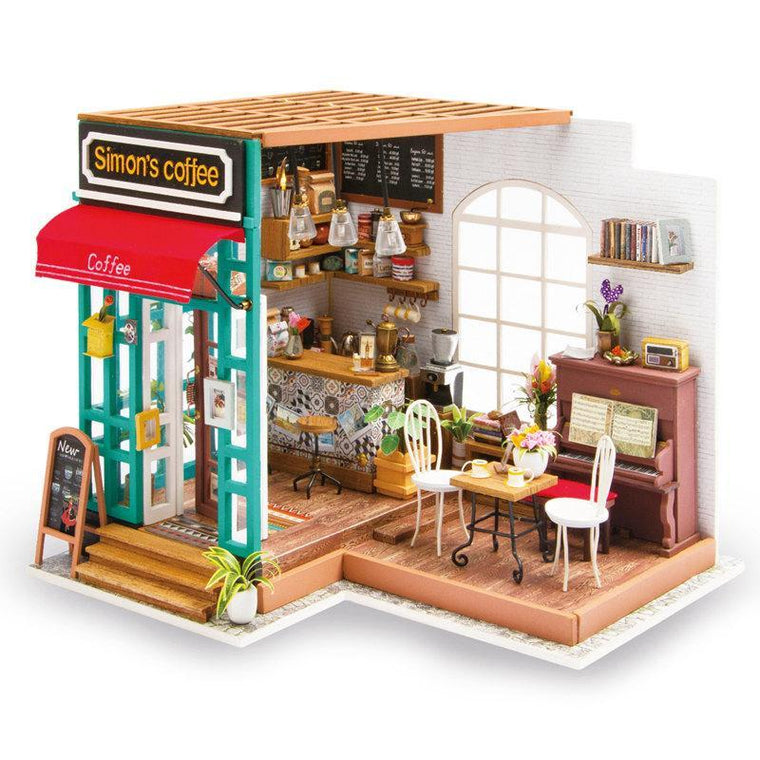 Robotime DIY Mini House Simons Coffee