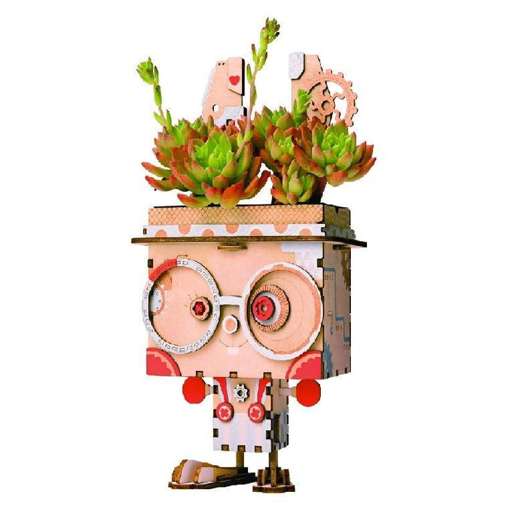Robotime  DIY Wooden Puzzles - Flower Pot Bunny