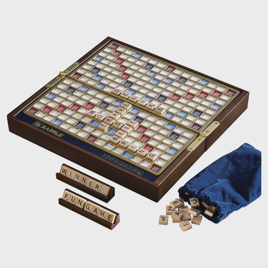 SCRABBLE - DELUXE TRAVEL ED HINGED BOARD