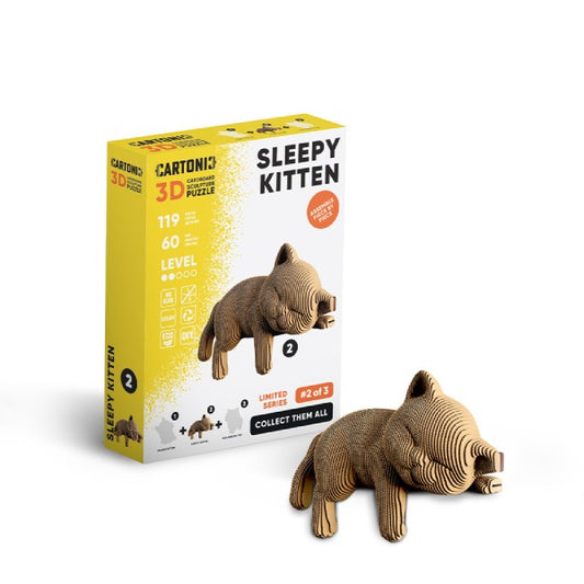 CARTONIC | 3D SLEEPY KITTEN