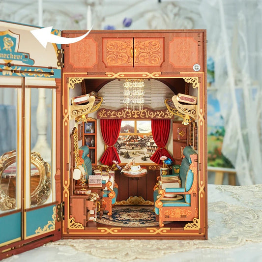 TONECHEER BOOK NOOK EUROPEAN TRAVELS INFINITY TRAIN CABIN