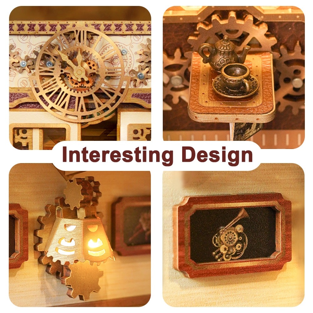 TONECHEER | BOOK NOOK - STEAM FANTASY TRAIN CABIN