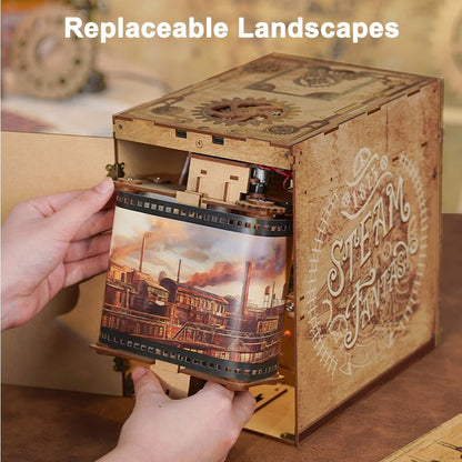 TONECHEER | BOOK NOOK - STEAM FANTASY TRAIN CABIN