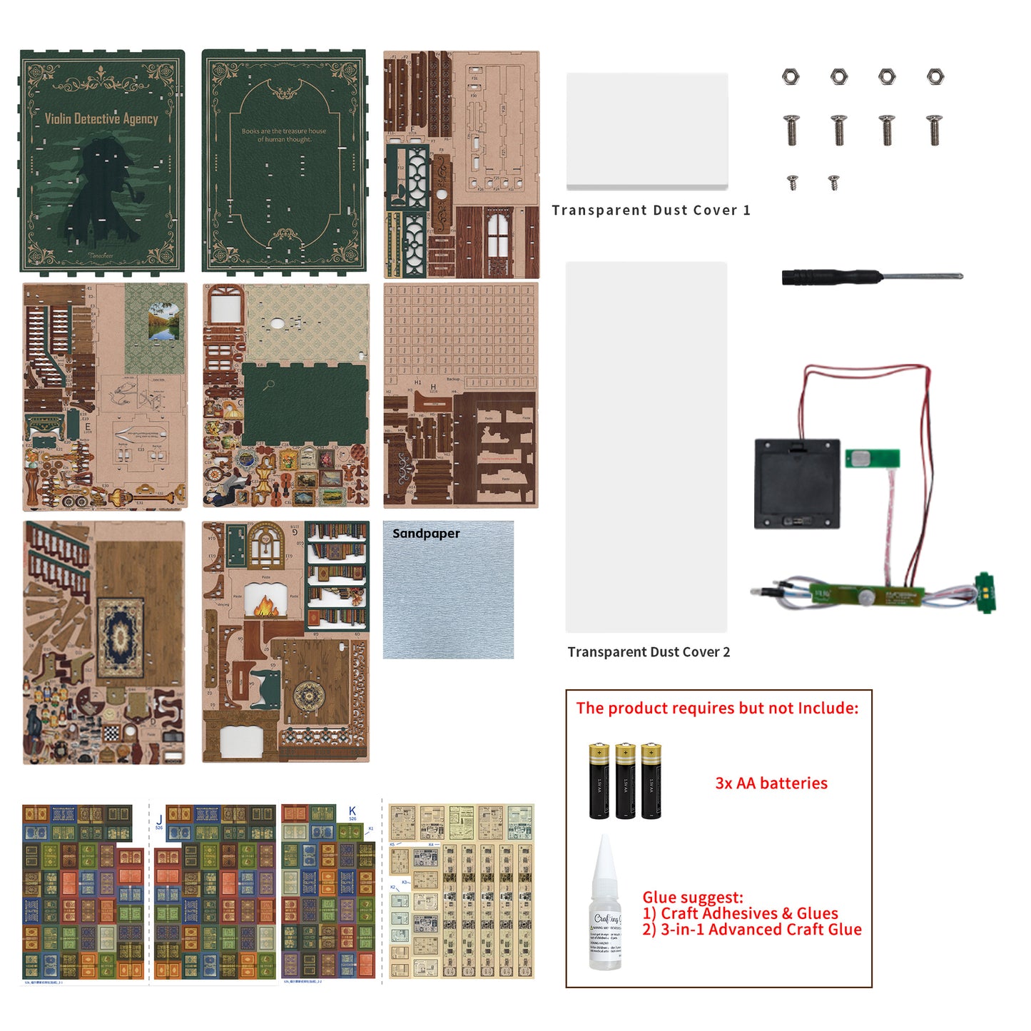 TONECHEER | BOOK NOOK - VIOLIN DETECTIVE AGENCY