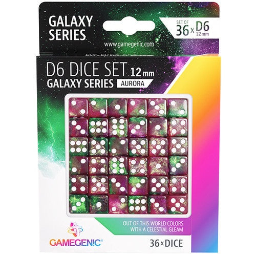 GAMEGENIC GALAXY SERIES - 12MM D6 DICE SET(36PC)