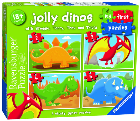 RB (18 MONTHS+) 2/3/4/5 PC | JOLLY DINOS - MY FIRST PUZZLE