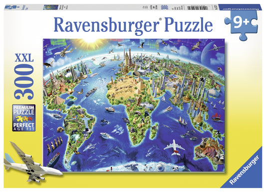 RB (9+) 300 PC | WORLD LANDMARKS MAP