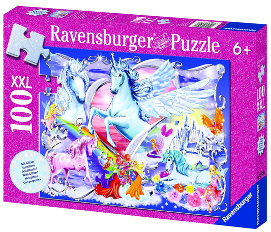 RB (6+) 100 PC |GLITTER AMAZING UNICORNS