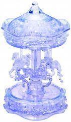 3D CRYSTAL PUZZLE: CLEAR CAROUSEL-Games Chain-Australia