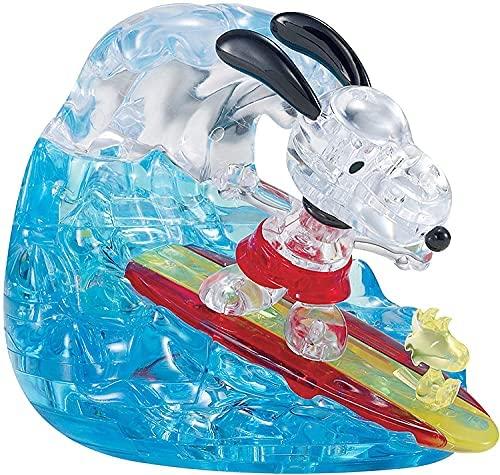 3D CRYSTAL PUZZLE - Peanuts Snoopy Surfing