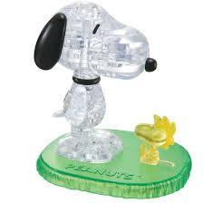 3D CRYSTAL PUZZLES: SNOOPY & WOODSTOCK-Games Chain-Australia