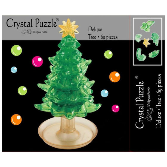 3D Crystal Green Tree Puzzle