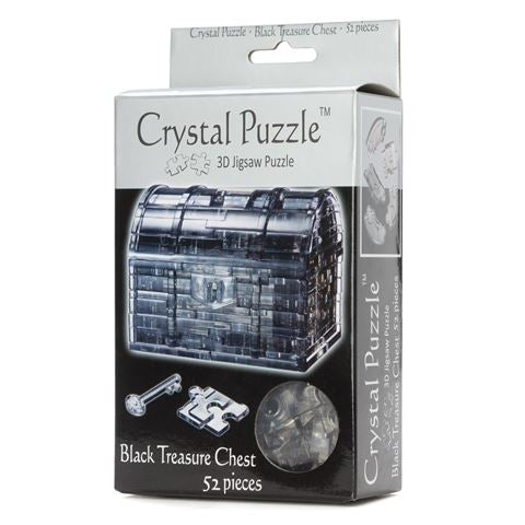 3D Crystal Puzzle Black Treasure Box