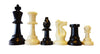 Chess pieces, plastic, weighted, 95mm ( Board not included)