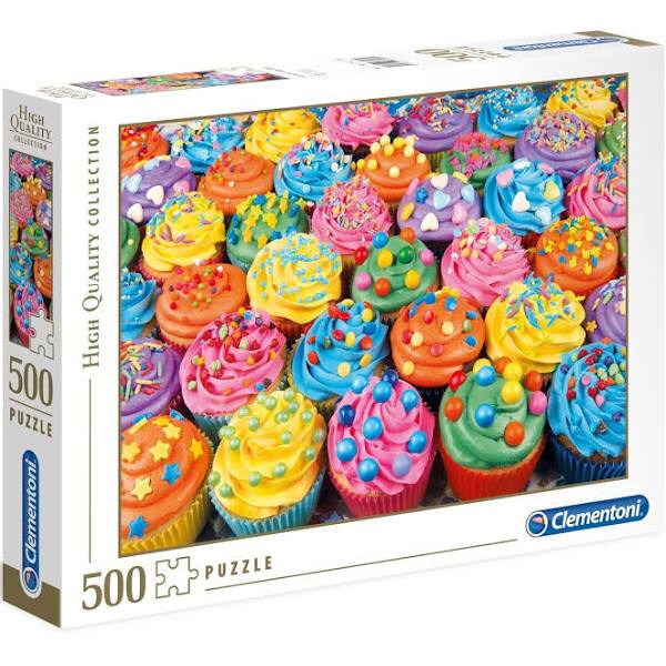 Clementoni - Colourful Cupcake Jigsaw Puzzles 500 pcs