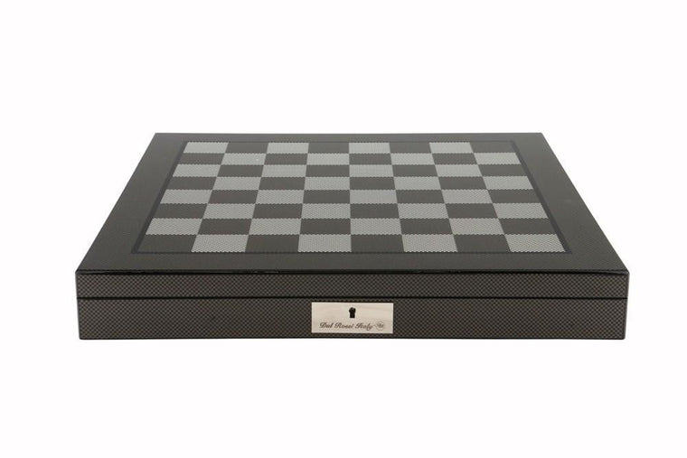 Dal Rossi Carbon Fibre 16"(40 cm) Chess Box  (Box Only)