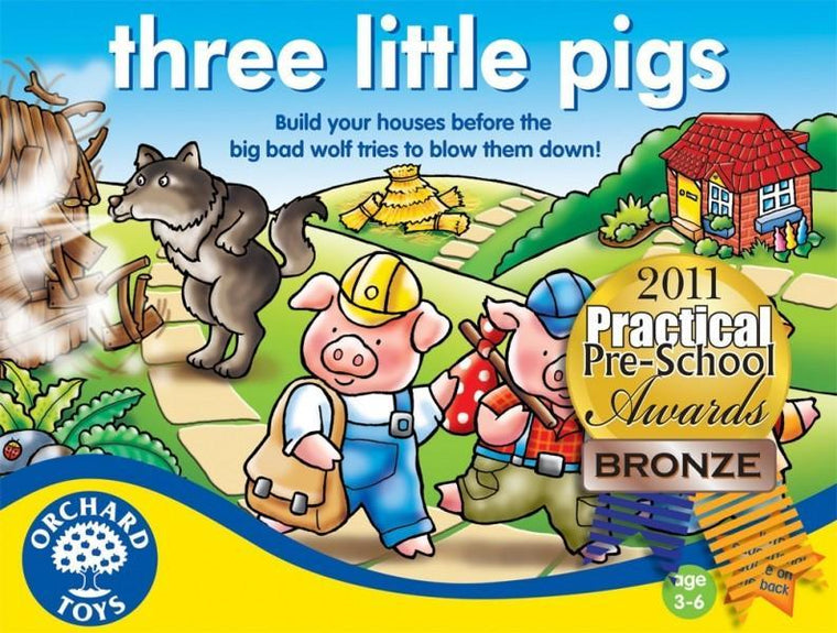 ORCHARD TOYS THREE LITTLE PIGS GAME-Games Chain-Australia