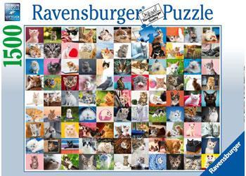 Ravensburger - 99 Cats Puzzle 1500 pcs
