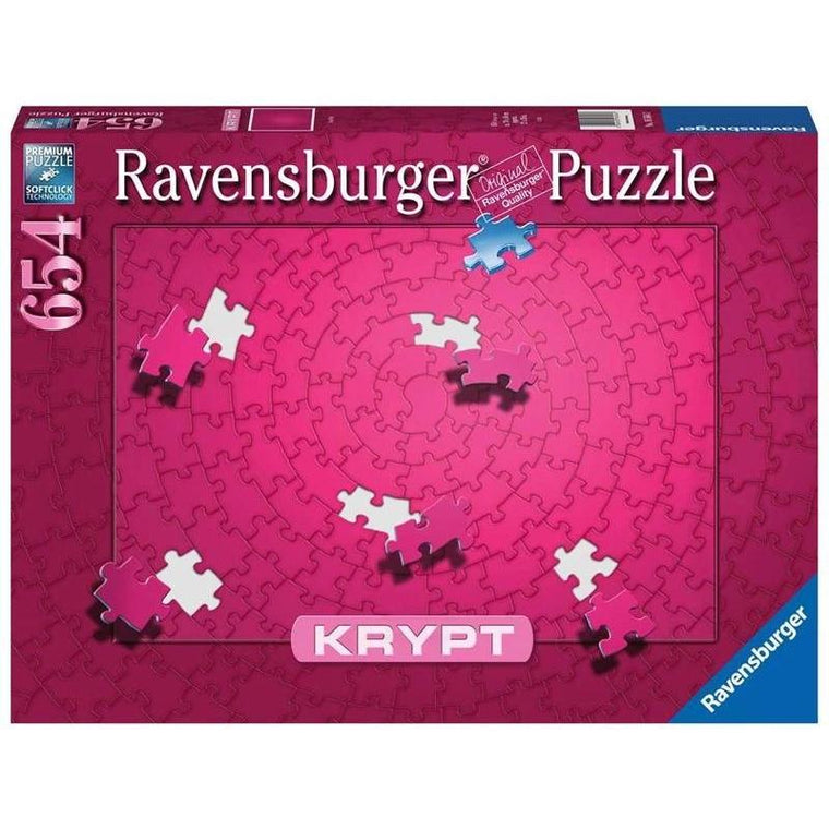Ravensburger - KRYPT Pink Spiral jigsaw Puzzles 654pc