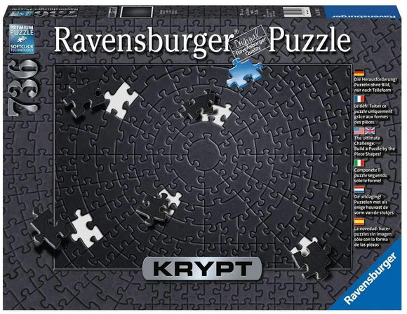 Ravensburger -Krypt Black jigsaws puzzles 736 pcs
